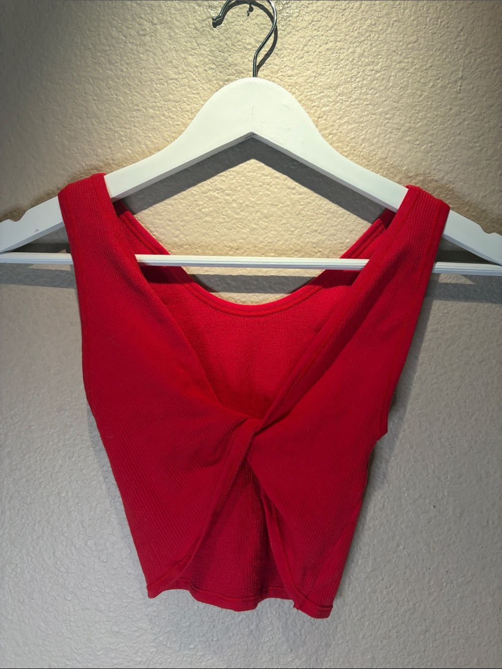 Urban Outfitters Women’s Cropped Ribbed Knot Tank Top Small XS Out from Under
